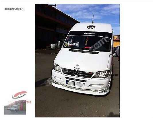 Mercedes Sprinter 313 Karesisli Ön Tampon Giydirme Boyalı - Fiberglass