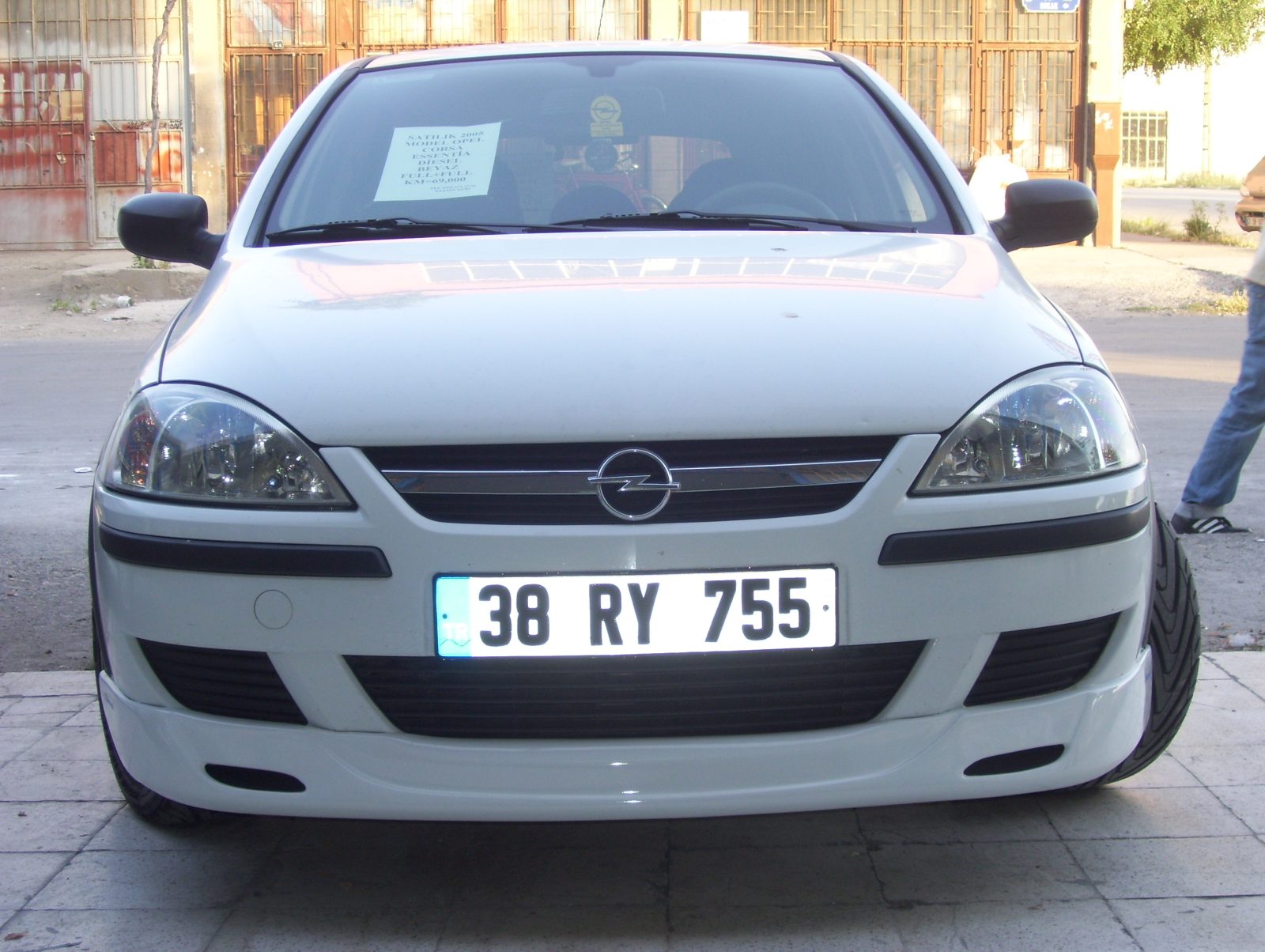 Opel Corsa C Ön Tampon Eki - Fiberglass