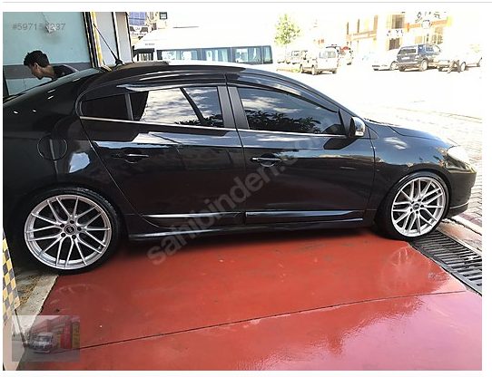 Renault Fluence Marşpiyel Takımı / Yan Karlık /Etek Boyalı