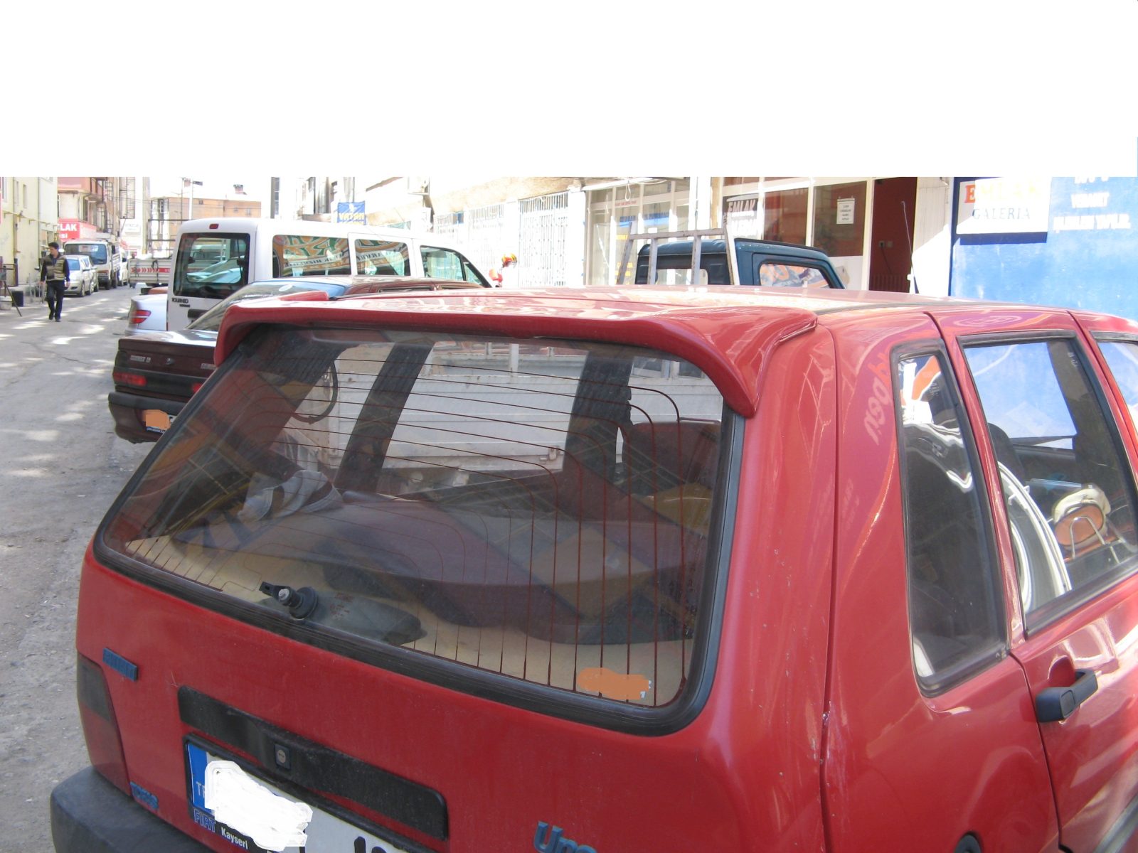 Fiat Uno Spoiler Işıklı - Fiberglass