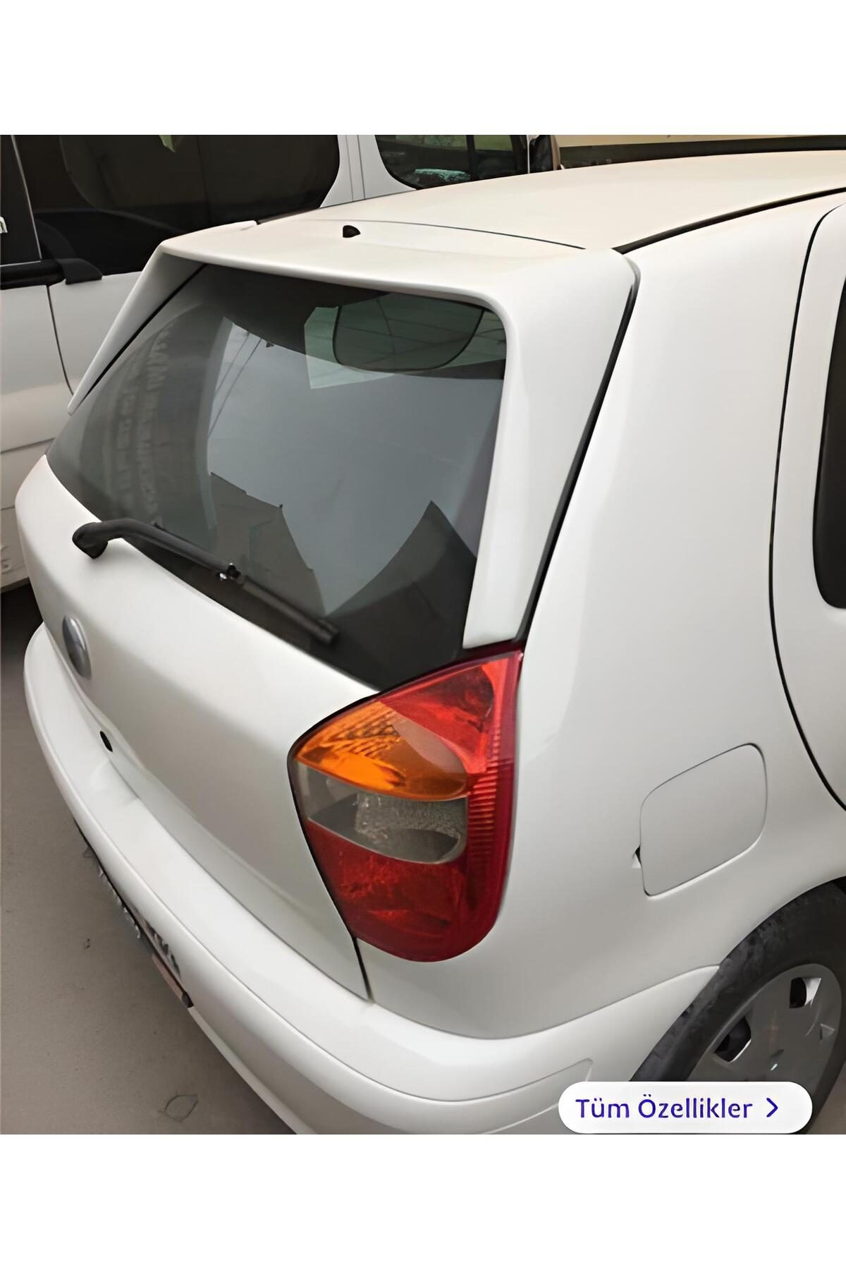 Fiat Palio 1999-2006 Uzun Spoiler Astarlı - Fiberglass