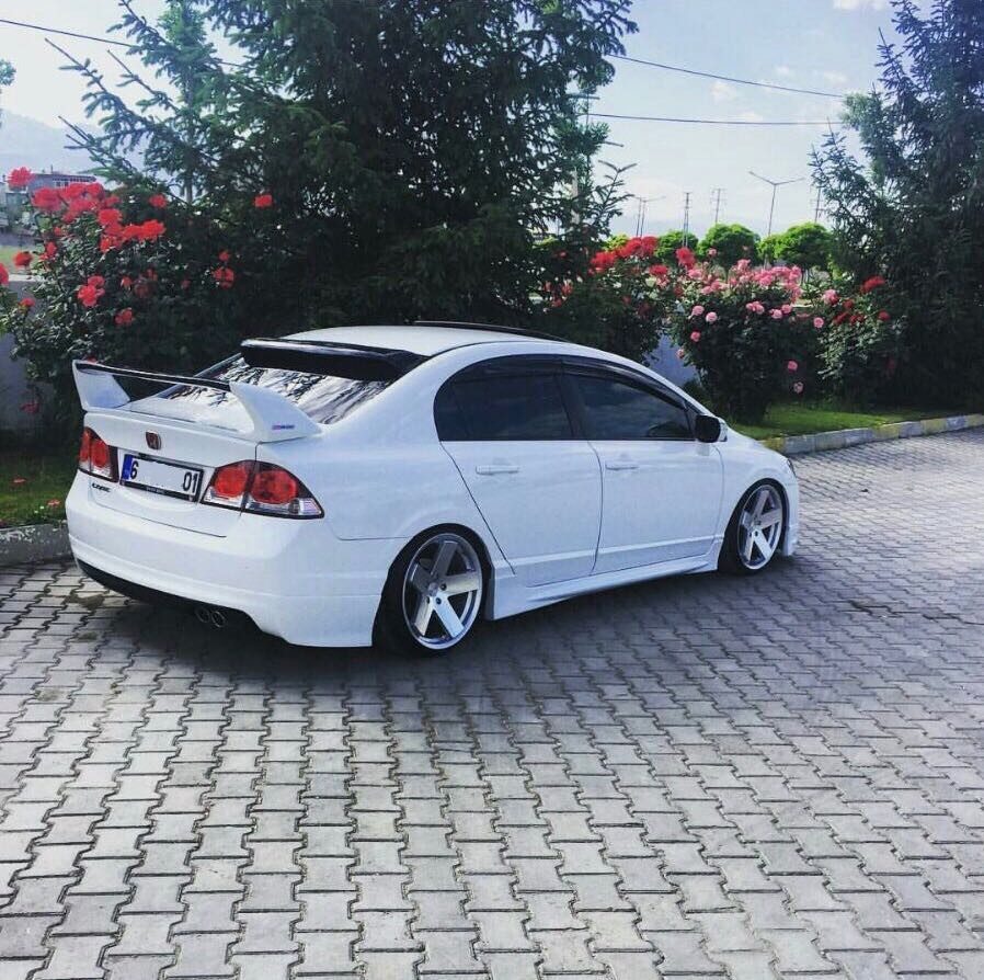 Honda Civic FD6 Yüksek Mod. Mügen Spoiler + Marşpiyel + Arka Karlık