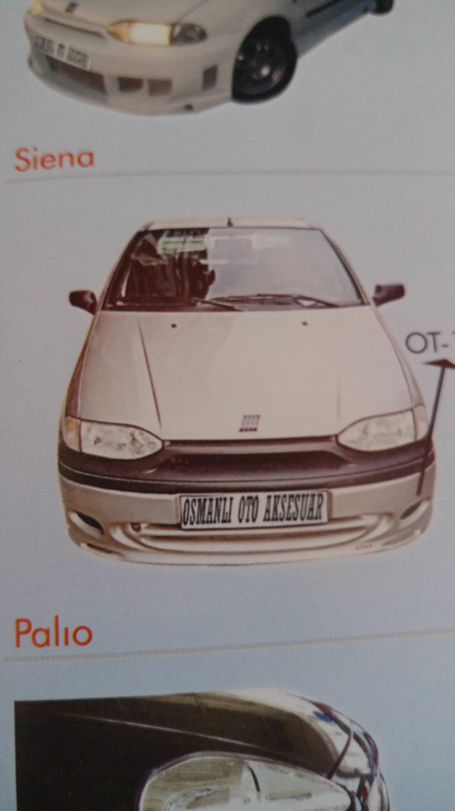 Fiat Palio 1999+ Sisli Ön Yarım Tampon