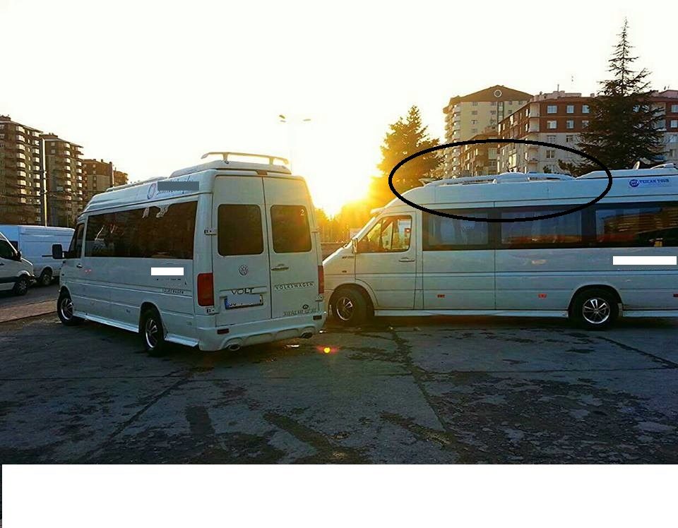 Mercedes-Benz Sprinter 313 Kambur Tavan Çıtası Model