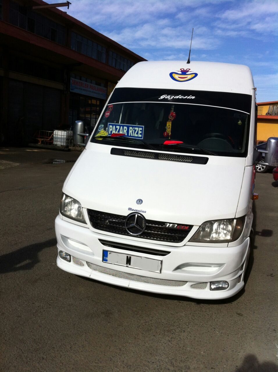 Mercedes-Benz Sprinter 313 Ön Tampon Karesisli Model