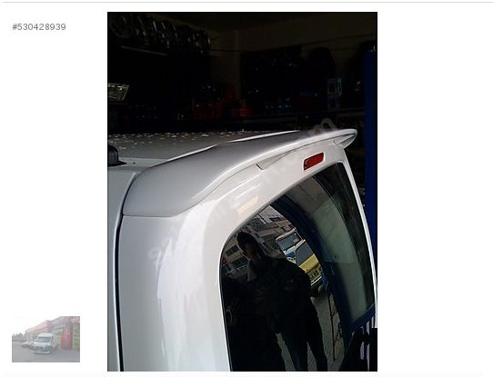 Peugeot Tepee Anatomik Spoyler / Bagaj Rüzgarlığı Boyalı