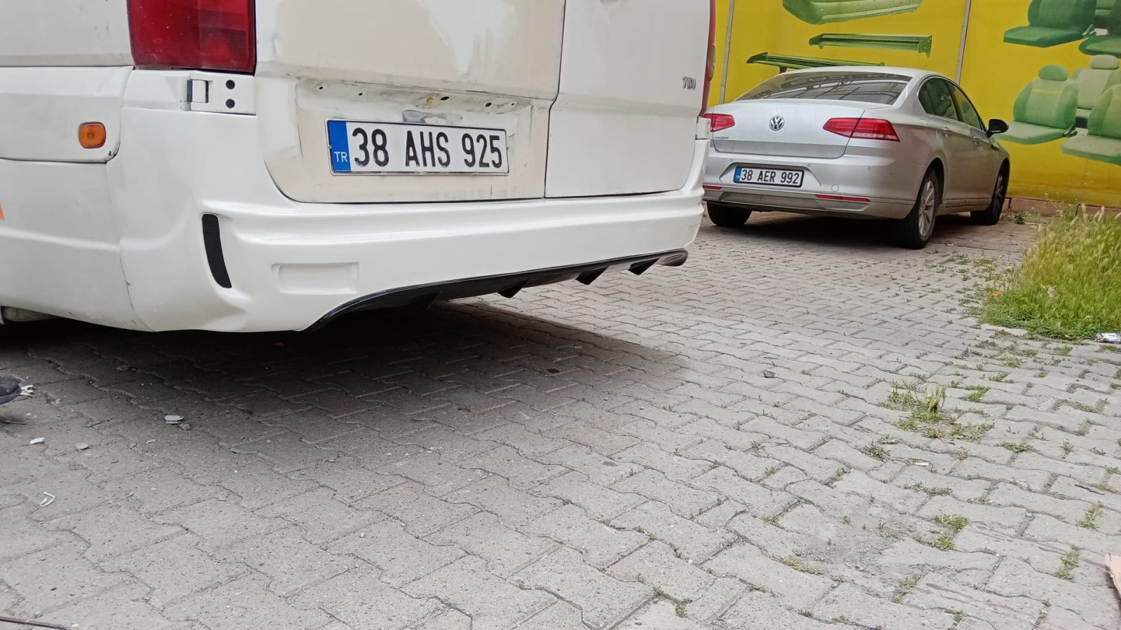 Volkswagen Crafter Arka Pako Tampon 2007-2018 - Fiberglass