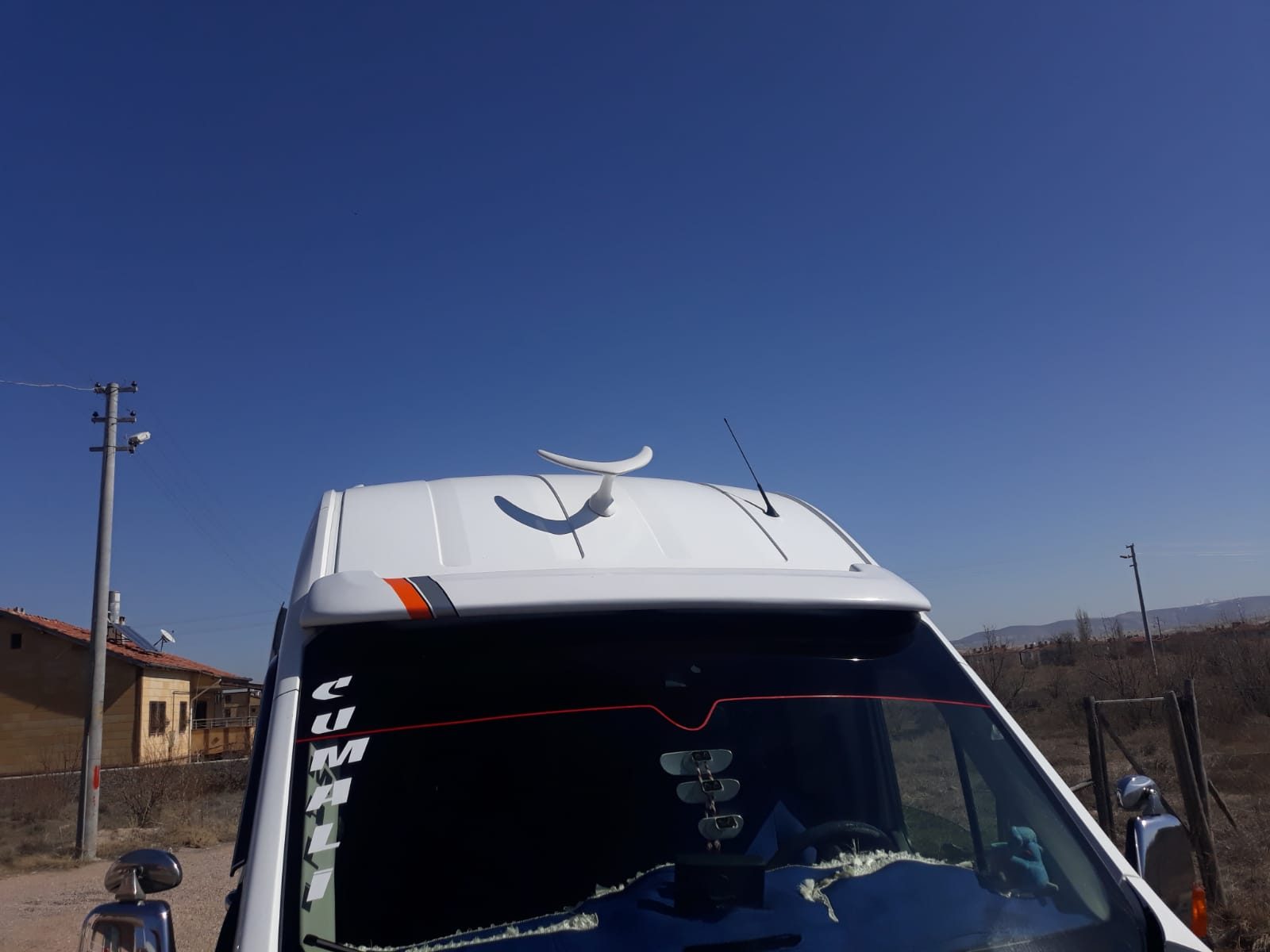 Ford Transit T-18 Geniş Güneşlik Fiber Minübüs Uyumlu
