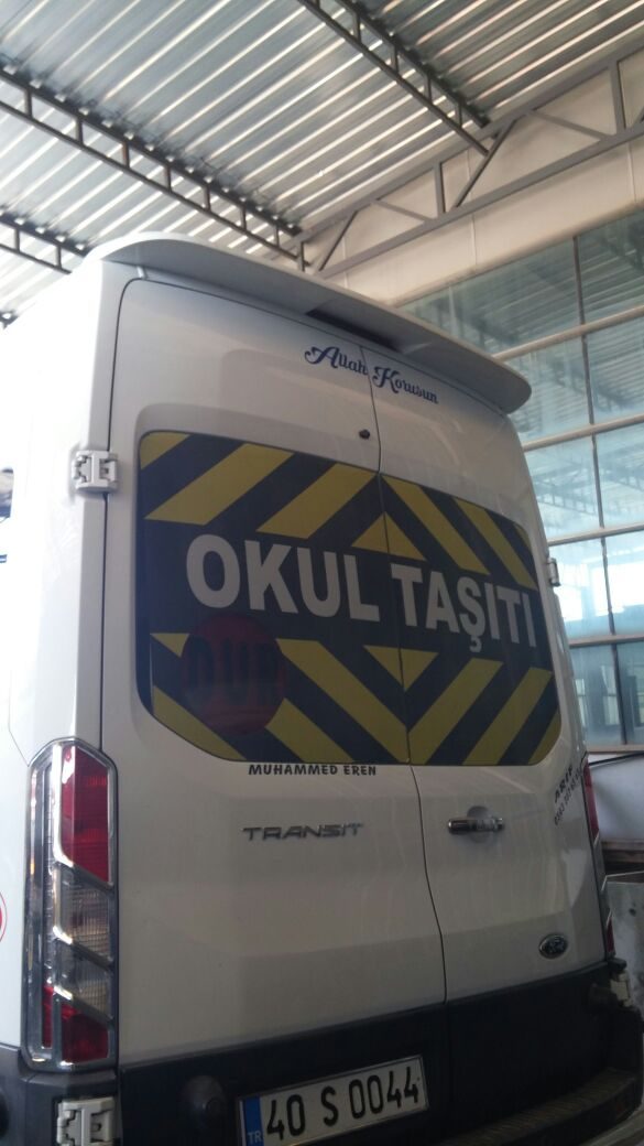 Ford Transit T-18 Geniş Anatomik Spoiler Fiber Y.tavan
