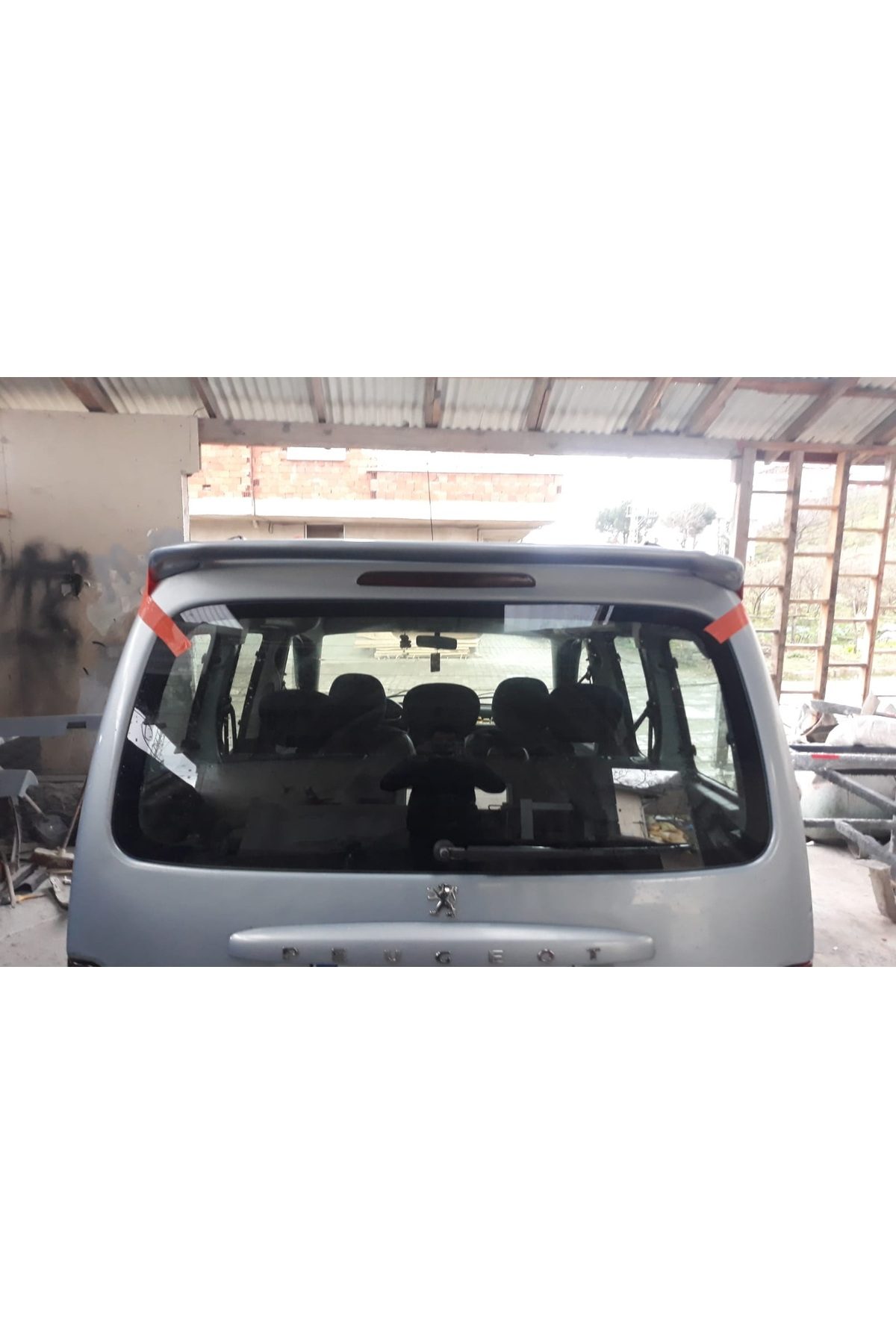 Peugeot Partner Spoiler 1998-2006 Anatomik Spoiler Boyasız Partner Rüzgarlık Astarlı