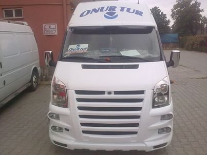 Ford Transit T-16 Ön Tampon Full Panjurlu, Karesisli - Fiberglass