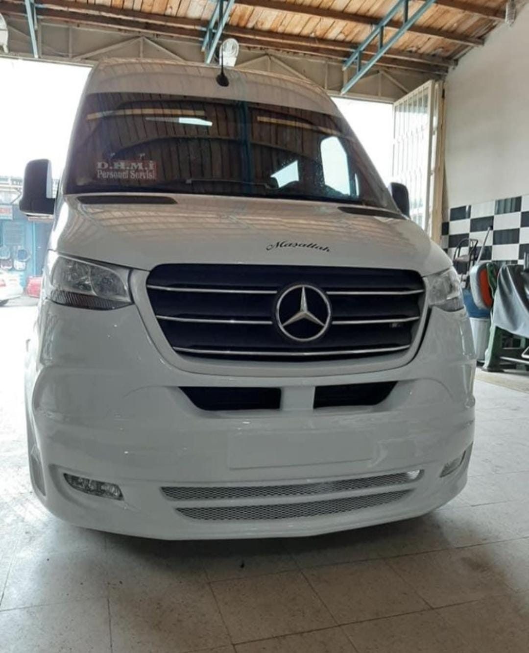 Mercedes-Benz Sprinter 319 2019+ Ön Tampon - Fiberglass