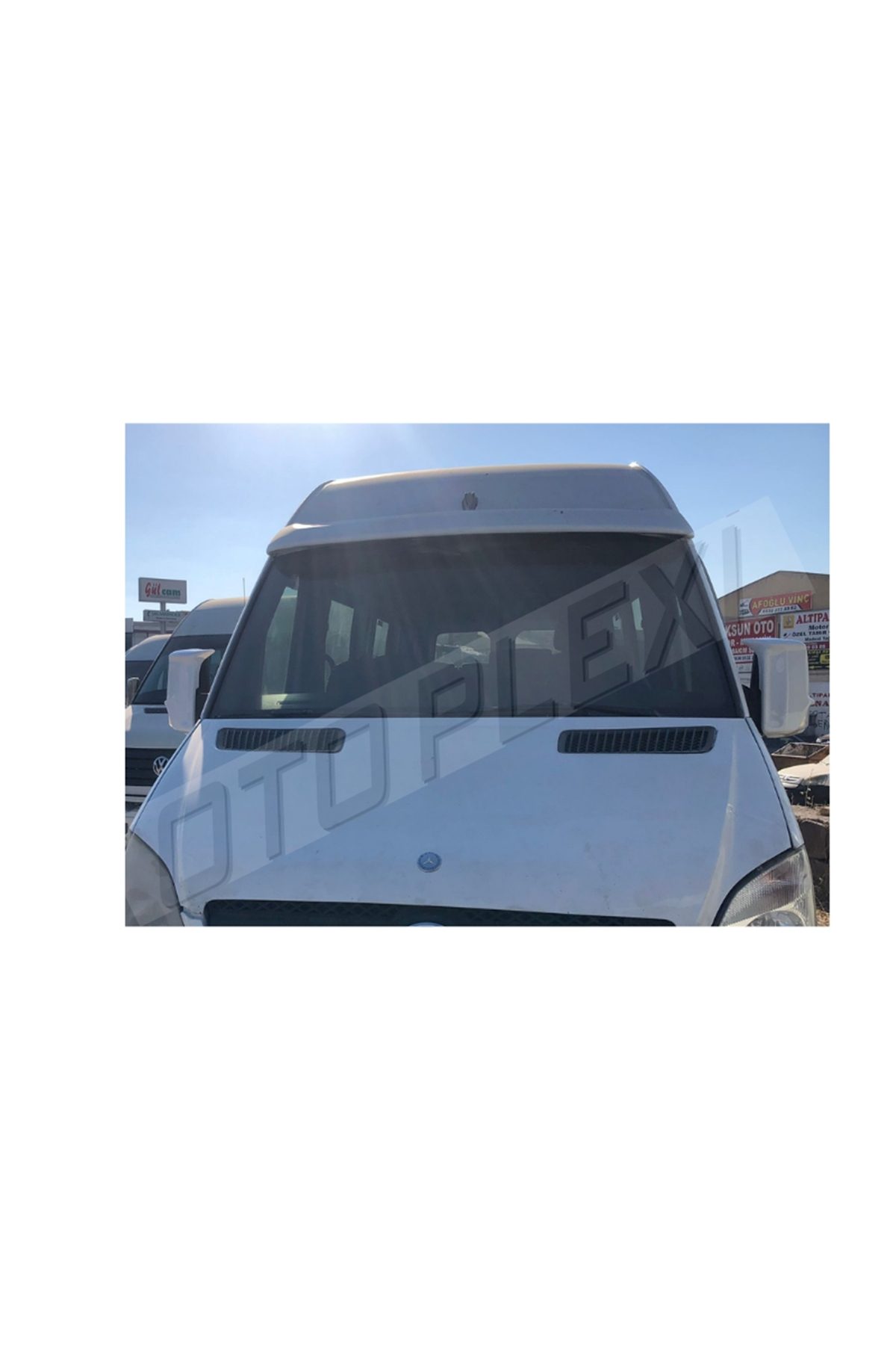 Volkswagen Crafter 2012-2018 Ayna Kapağı Abs Plastik Şeker Beyaz