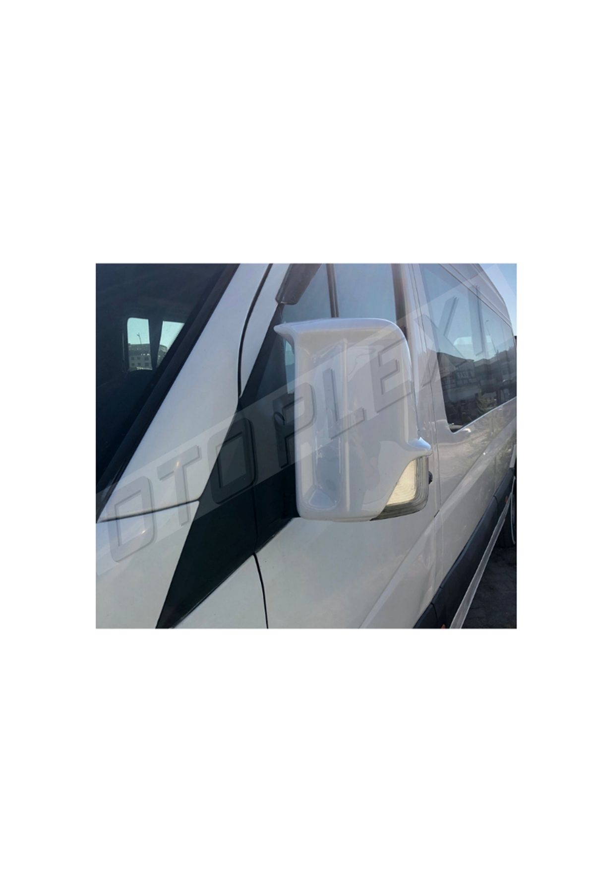 Volkswagen Crafter 2012-2018 Ayna Kapağı Abs Plastik Şeker Beyaz