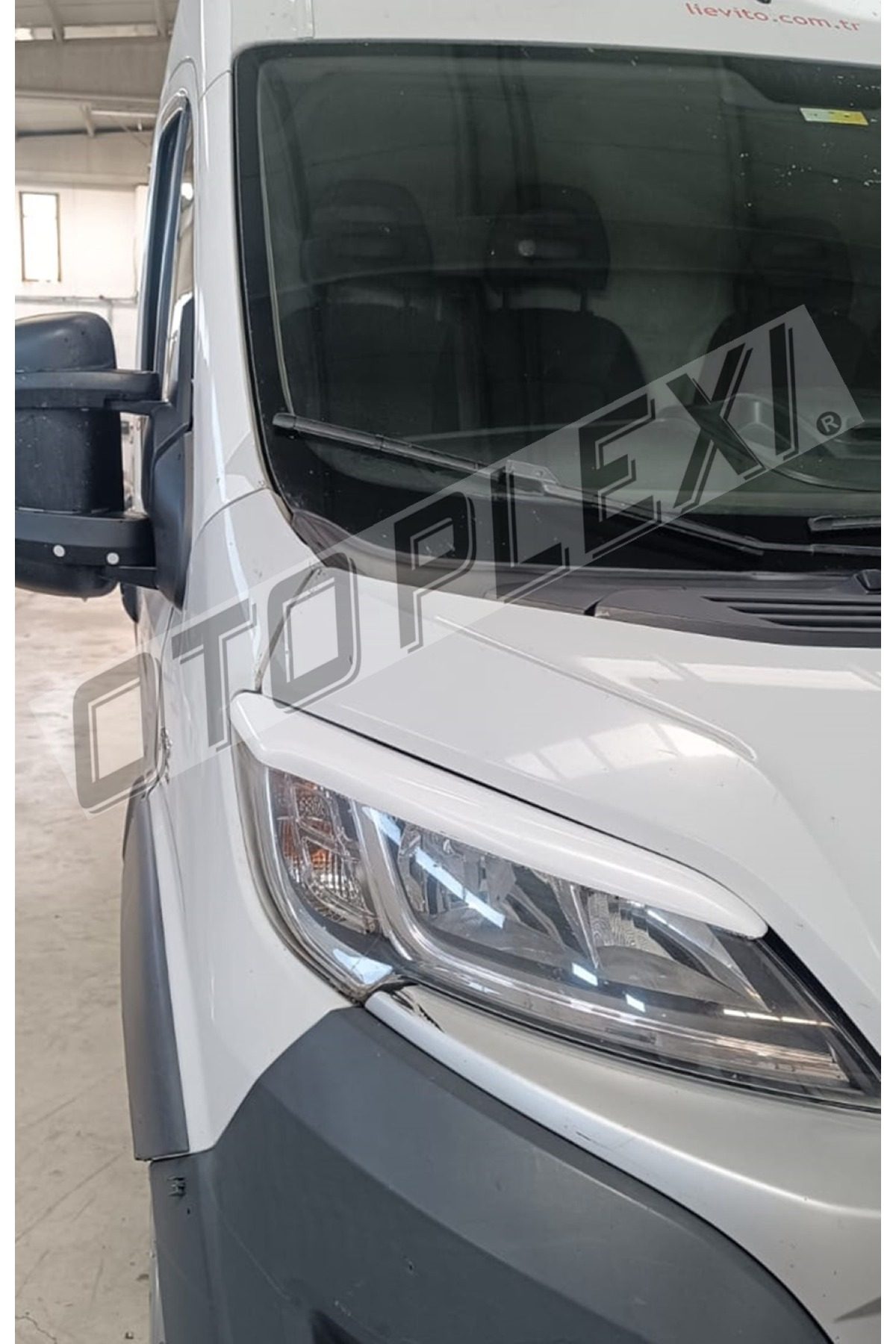 Fiat Ducato Far Kaşı Far Çerçeve Takım Beyaz Plastik 2015-2023