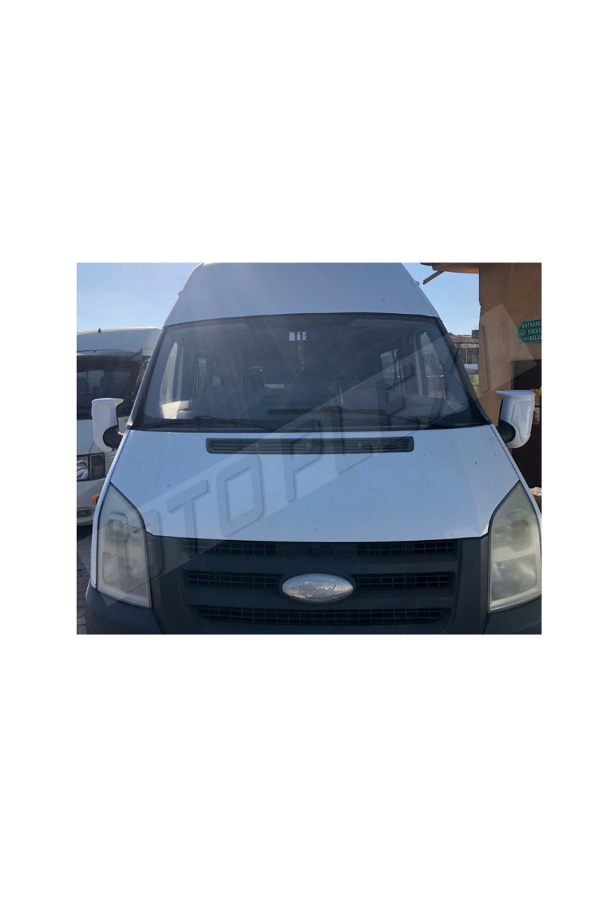 Ford Transit 2003-2014 Ayna Kapağı Abs Plastik Beyaz