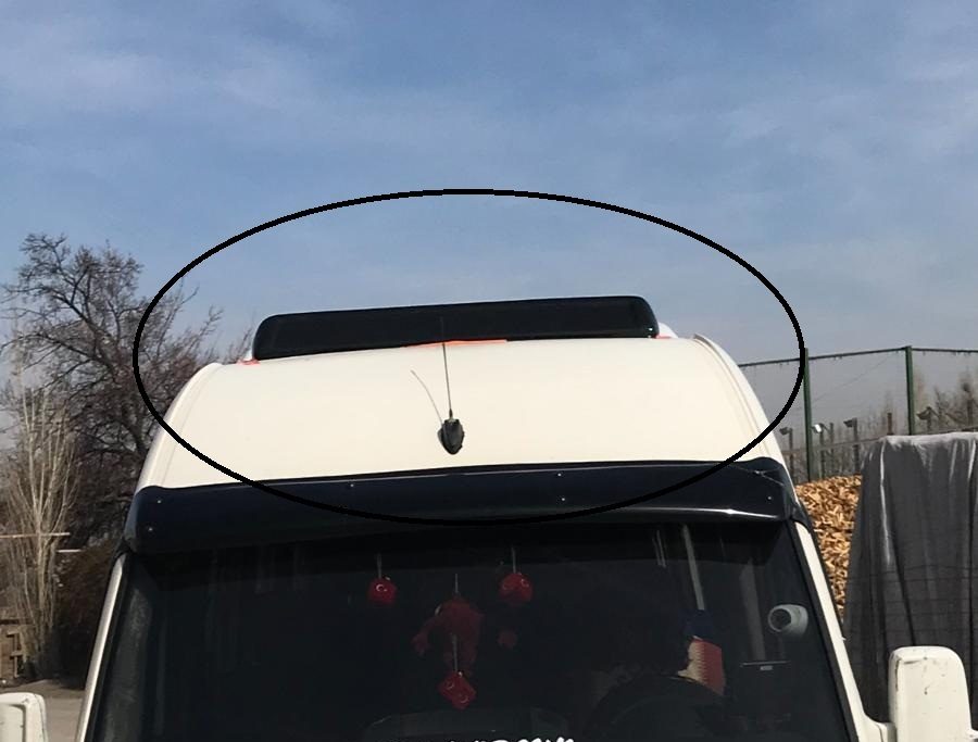 Üniversal Şipitak Tavan Rüzgarlığı Siyah Plastik