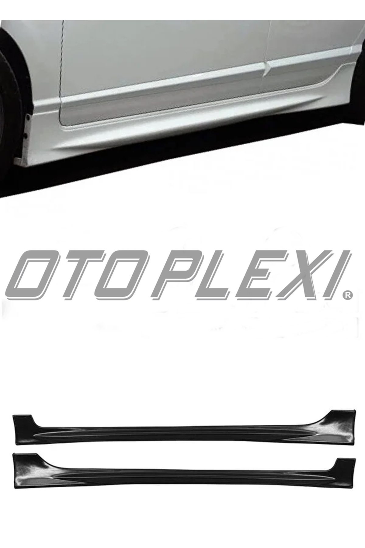 Honda Civic Fd6 Yan Marşpiyel Takım Marşpiyel Seti Plastik Boyasız 2006-2011