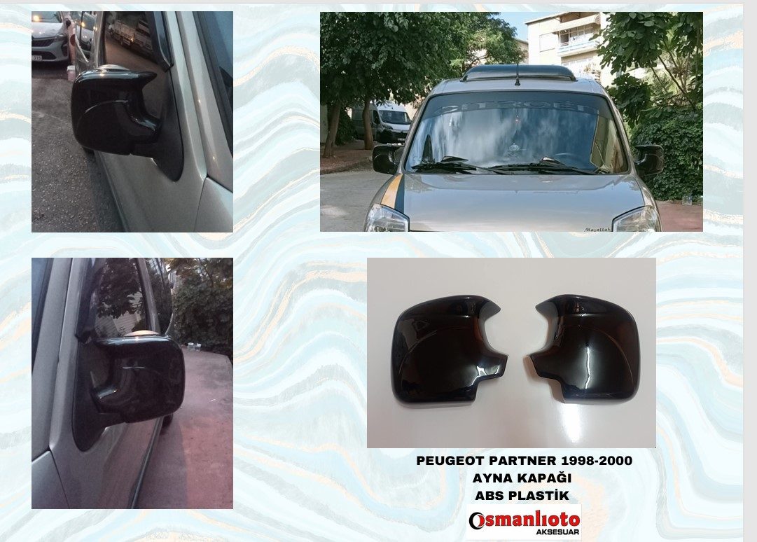 Peugeot Partner 1998-200 Ayna Kapağı Plastik