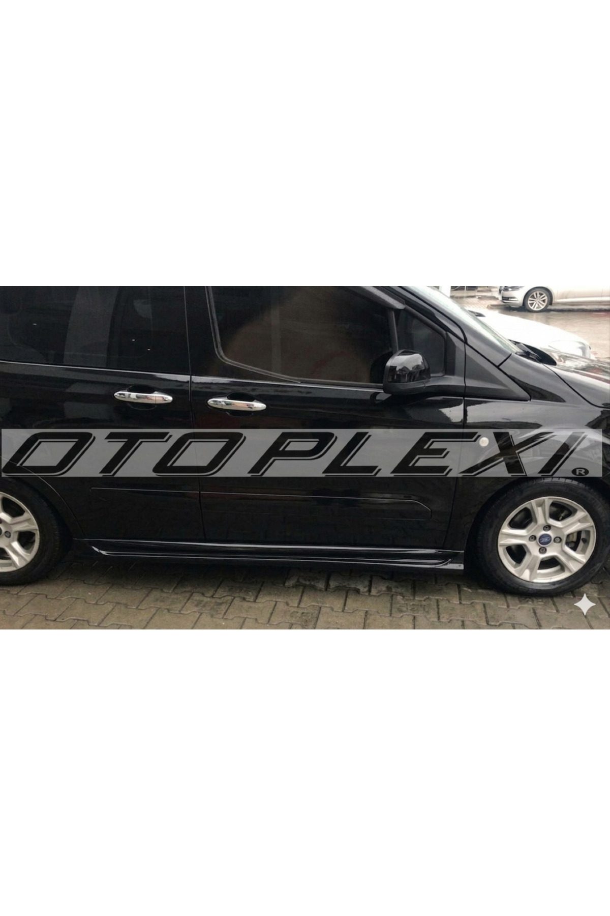 Ford Courier Yan Marşpiyel Takım Yan Ekler Marşpiyel Set Parlak Siyah 2014-25