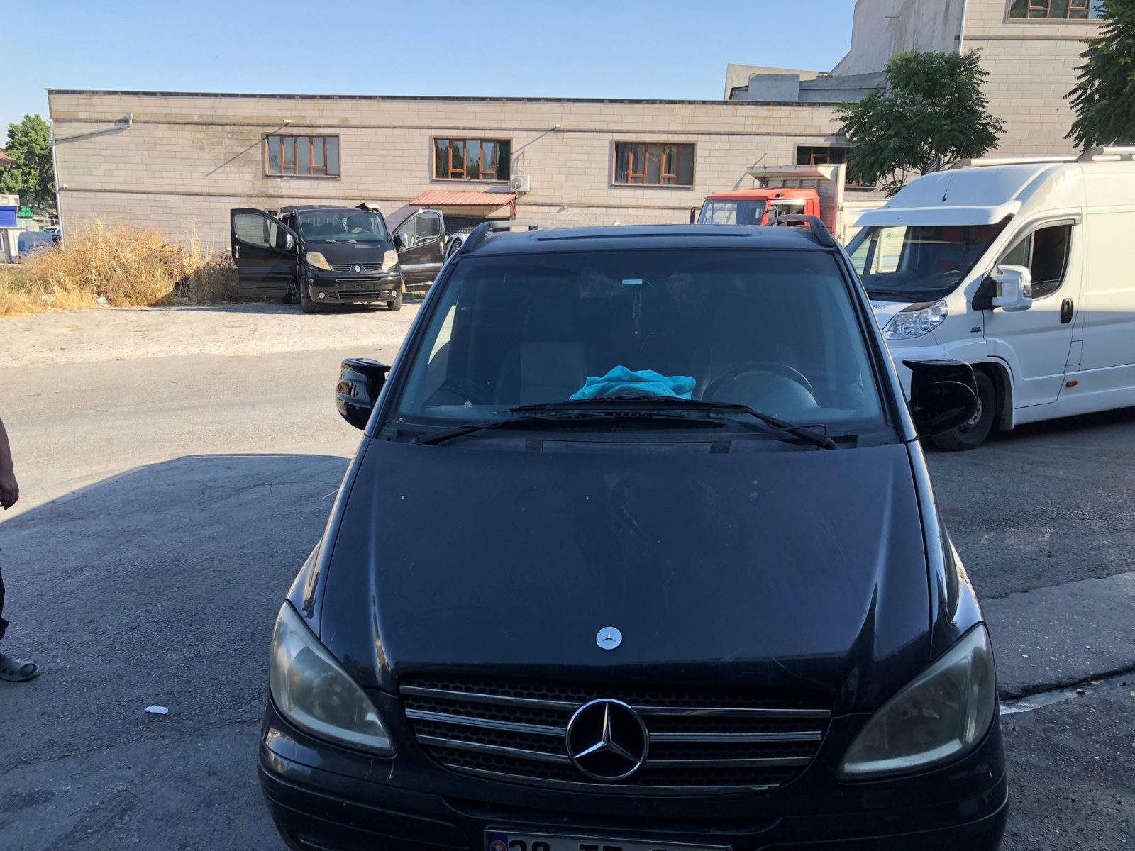 Mercedes-Benz Vito 2004-2015 Ayna Kapağı Plastik Siyah - Plastik